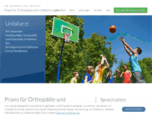 Tablet Screenshot of orthopaedie-berlin.com